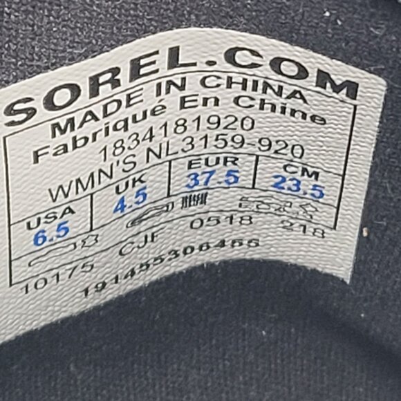 Sorel Phoenix Women's Suede Leather Zip Up Ankle Boots NL3159-920 US Size 6.5 - Picture 11 of 11